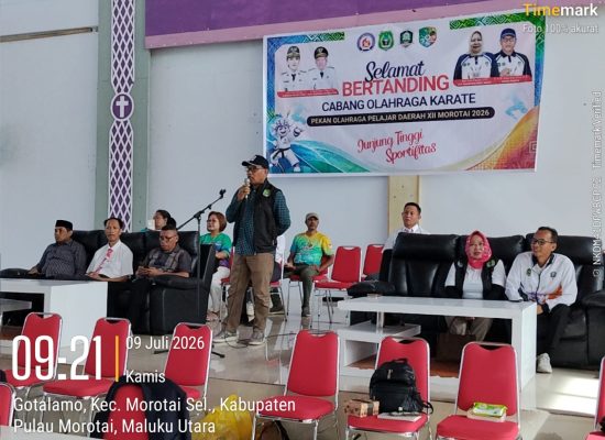 50 Karateka Berebut Prestasi di POPDA XII Maluku Utara