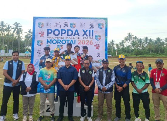 Lomba Atletik POPDA XII Maluku Utara Tuntas, Tikep Berdiri di Puncak Klasemen