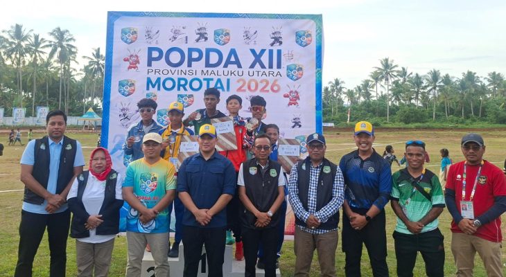 Lomba Atletik POPDA XII Maluku Utara Tuntas, Tikep Berdiri di Puncak Klasemen