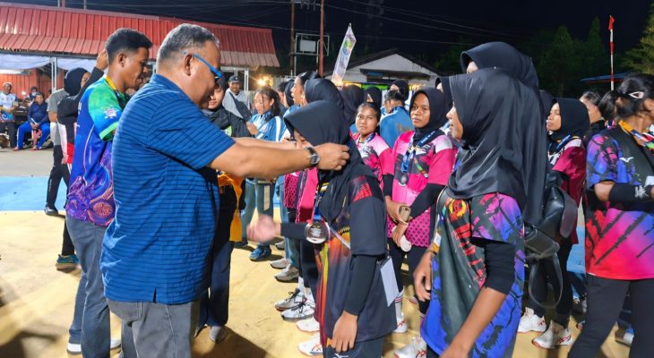 Cabor Voli POPDA XII Malut: Tikep Raih Medali Emas Putri, Haltim Medali Emas Putra