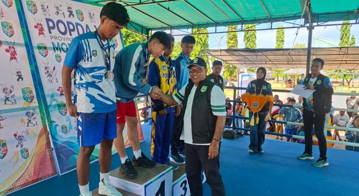 Ternate Dominasi Medali Emas Tinju POPDA XII Malut, Sekprov Apresiasi Semua Atlet