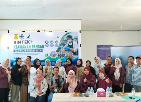 Dinkes Taliabu Gelar Bimtek Keamanan Pangan bagi Industri Rumah Tangga