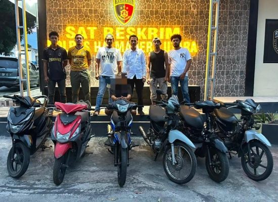 Polres Halut Ringkus Pelaku Pencurian Motor