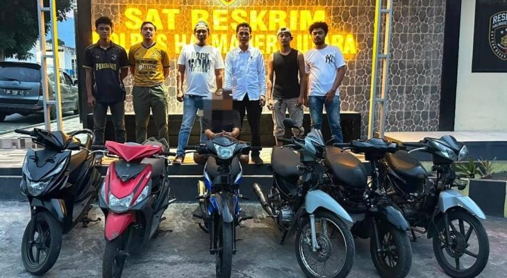 Polres Halut Ringkus Pelaku Pencurian Motor