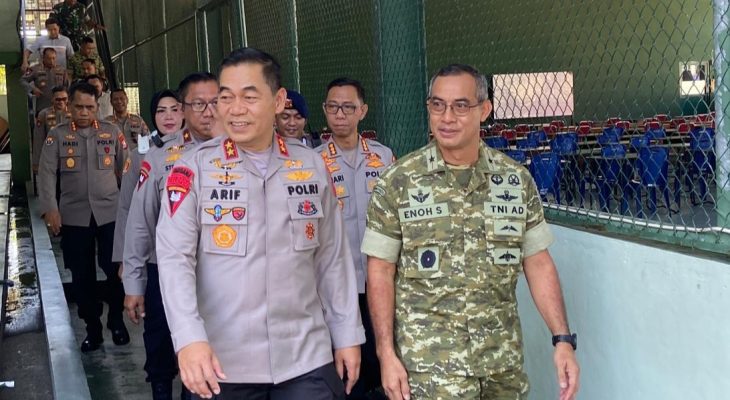 Perkuat Solidaritas, Kapolda Malut Silahturahmi ke Danrem 152 Baabullah