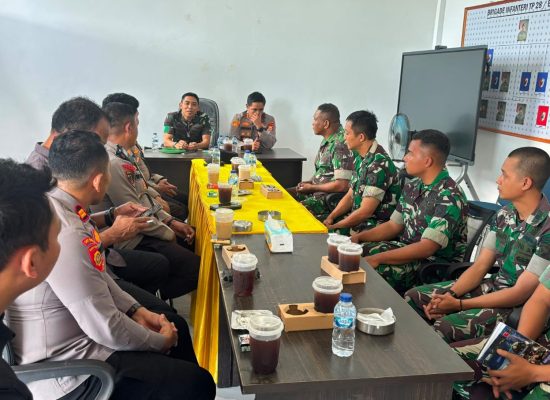 Kapolres Haltim Kunjungi Kejaksaan Negeri dan Markas Brigif Tp 28/Bari Fola