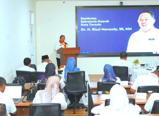 Sekda Ternate Apresiasi BPS dalam Pendampingan Pengelolaan Data di Kelurahan