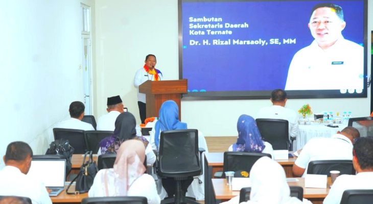 Sekda Ternate Apresiasi BPS dalam Pendampingan Pengelolaan Data di Kelurahan