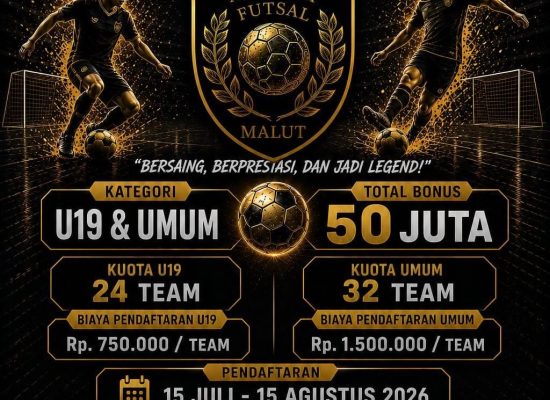 Akademi Futsal Maluku Utara Gelar Turnamen Kategori Umum dan U-19 