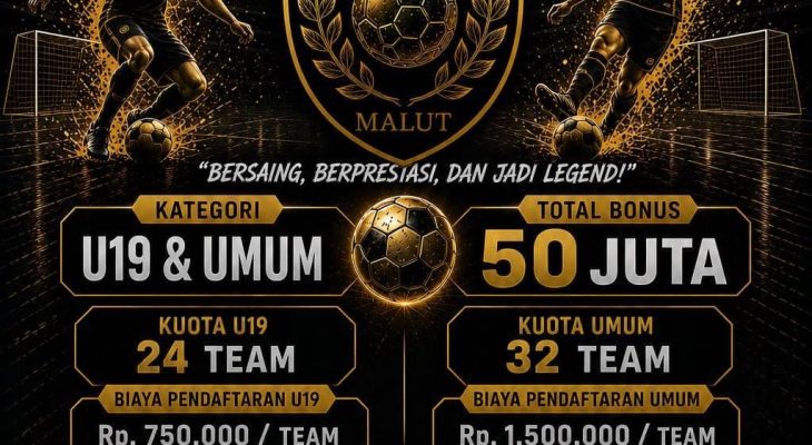 Akademi Futsal Maluku Utara Gelar Turnamen Kategori Umum dan U-19 