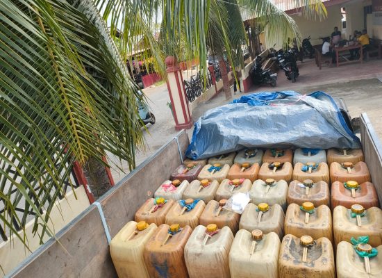 Polsek Weda Tengah Hentikan Penyelundupan 1,55 Ton Pertamax dari Sofifi ke Weda