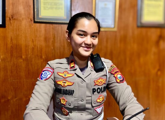 Skema Kasat Lantas Polres Ternate, Naomi Olinna dalam Menata Parkir dan Lalu Lintas