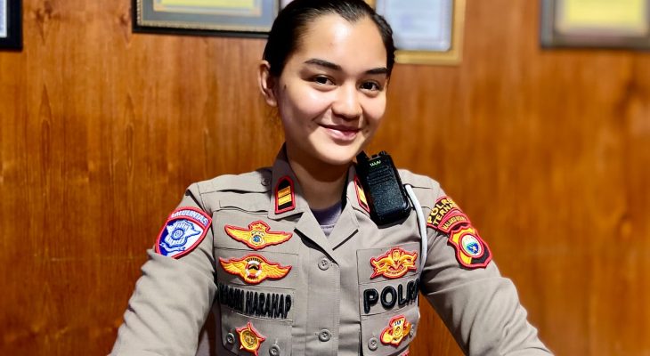 Skema Kasat Lantas Polres Ternate, Naomi Olinna dalam Menata Parkir dan Lalu Lintas