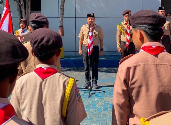 Kepala BNN Maluku Utara Kukuhkan 64 Anggota Saka Pramuka