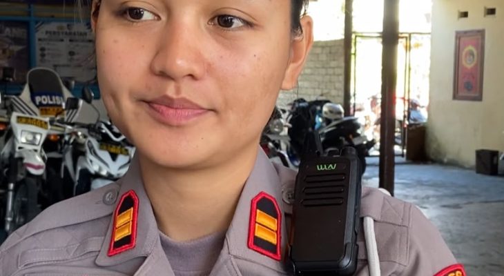 Meriahkan HUT RI, Satlantas Polres Ternate Agendakan Bagi Bendera ke Pengendara