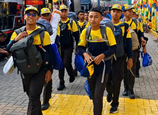413 Peserta Kontingen Jamnas Malut Tiba di Jakarta, Siap Ukir Prestasi dan Pengalaman
