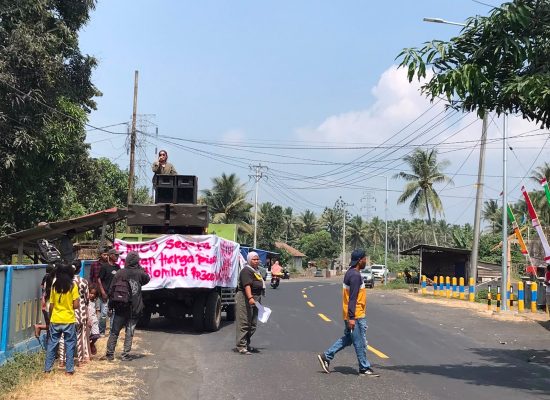 Front Petani Halmahera Utara Blokade Aktivitas PT Nico, Imbas Harga Buah Kelapa yang Menurun