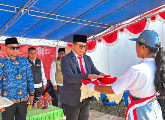 HUT RI di Pulau Rao Morotai, Kadikbud Jadi Irup Sekaligus Bawa Bantuan Komputer Gubernur untuk Sekolah