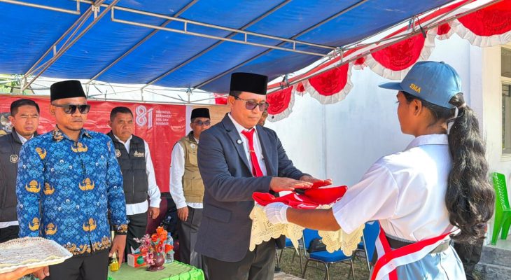 HUT RI di Pulau Rao Morotai, Kadikbud Jadi Irup Sekaligus Bawa Bantuan Komputer Gubernur untuk Sekolah