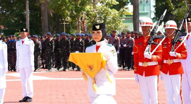 HUT ke-81 RI di Sofifi, Ini Dua Sosok Pembawa Bendera Merah Putih pada Upacara Kenaikan dan Penurunan