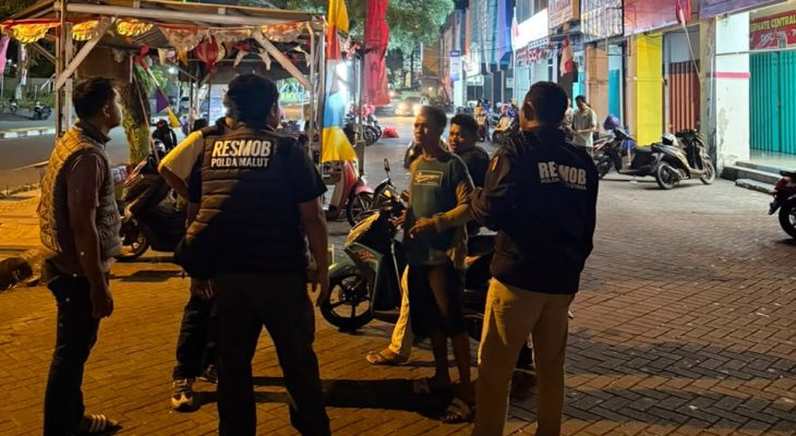 Jatanras Polda Maluku Utara Patroli Sasar Tindak Pidana Curat hingga Curanmor