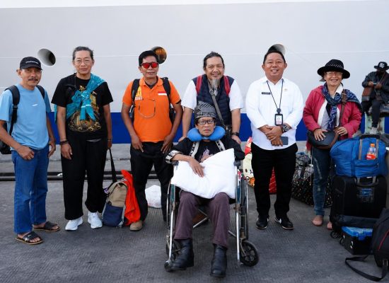 Pemkot Ternate Sambut Kedatangan Delegasi JKPI di Pelabuhan Ahmad Yani