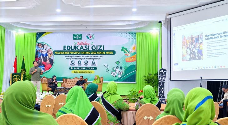 Tekan Stunting di Maluku Utara, Muslimat NU dan YAICI Gencarkan Edukasi Gizi