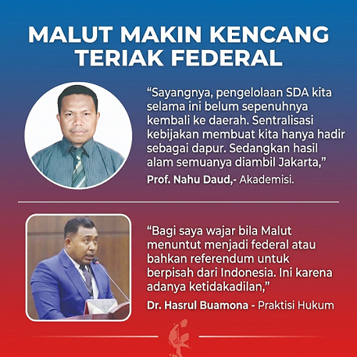 Malut Makin Kencang Teriak Federal - 1
