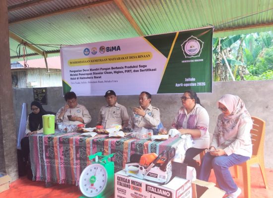 Desa Tuada Didorong Jadi Sentra Pangan Lokal Berbasis Sagu