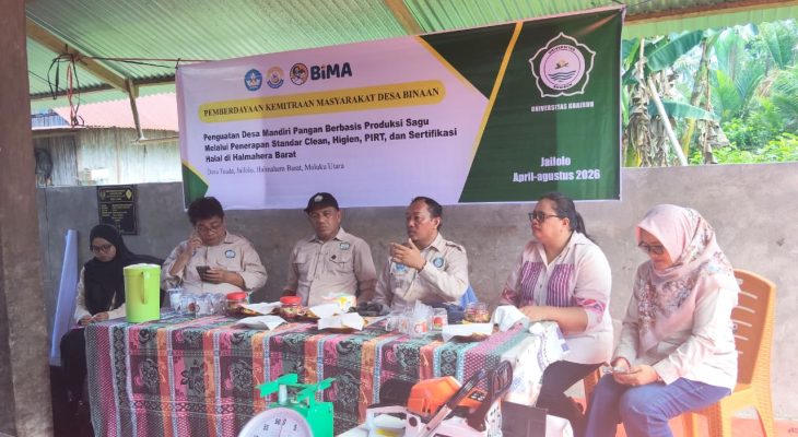Desa Tuada Didorong Jadi Sentra Pangan Lokal Berbasis Sagu