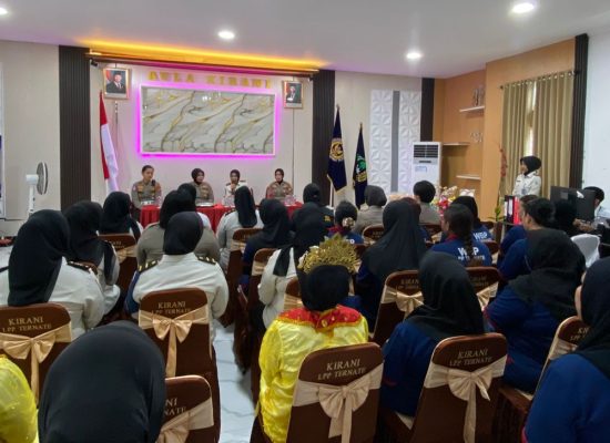 Kapolres Ternate Pimpin Polwan Menyapa di Lapas Perempuan, Jajaki Kerja Sama Hasil Pertanian Warga Binaan