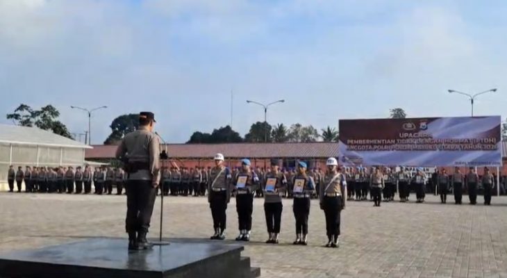 KDRT hingga Disersi, 21 Personel Polda Malut Dipecat Tidak dengan Hormat