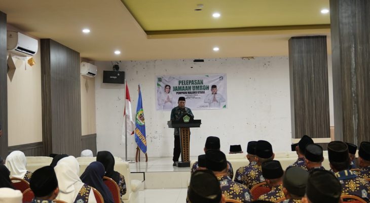 Wagub Sarbin Lepas 80 Jemaah Umrah Gratis Pemprov Maluku Utara