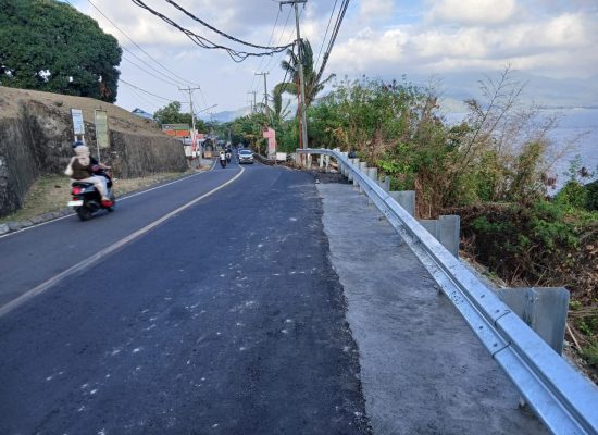 Penanganan Longsor Jalan Ngade Ternate Rampung, Kini Masuk Tahap Finishing