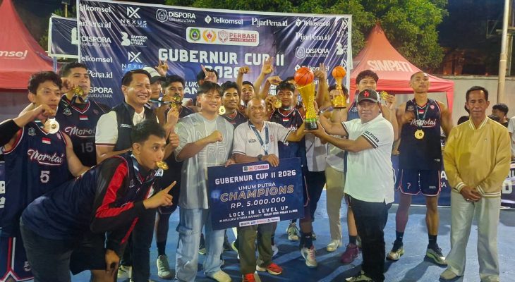 Gubernur Cup II Resmi Ditutup, Bibit Basket Malut Siap ke Level Nasional