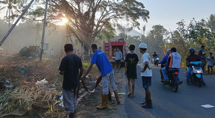 Bangunan UPTD Provinsi Maluku Utara di Halmahera Barat Terbakar