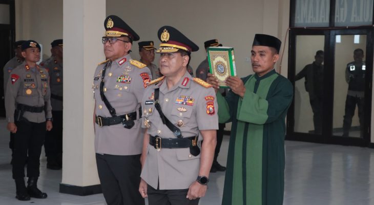 Sertijab Tiga Pejabat Polda Malut, Kapolda Minta Segera Menyesuaikan