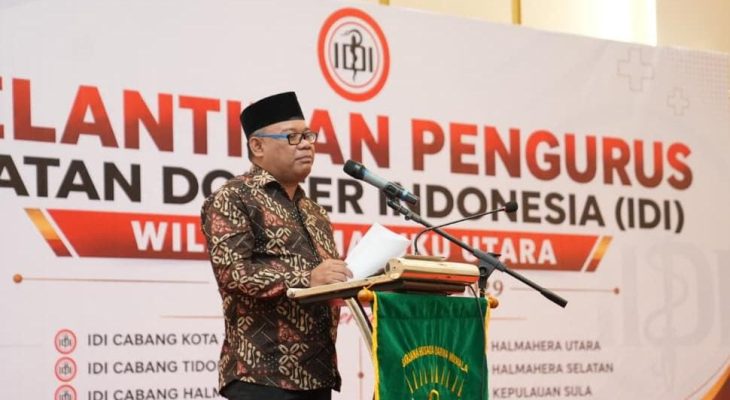 Sekprov Maluku Utara Dorong IDI Perkuat Pelayanan Kesehatan hingga di Daerah