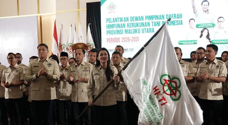 Sherly Tjoanda Pimpin HKTI Maluku Utara Periode 2026-2031