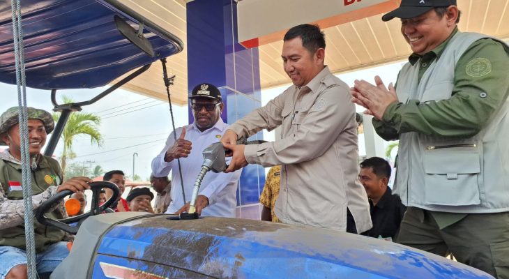 Pertamina Buka SPBU Khusus Petani di Tanah Miring
