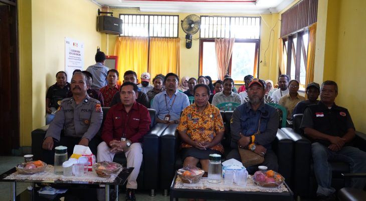 PLN Bentuk Garda Siaga Bencana di Waena, 30 Warga Dibekali Hadapi Karhutla