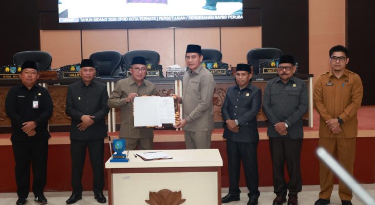 Pemkot dan DPRD Kota Ternate Tetapkan Perubahan APBD 2026