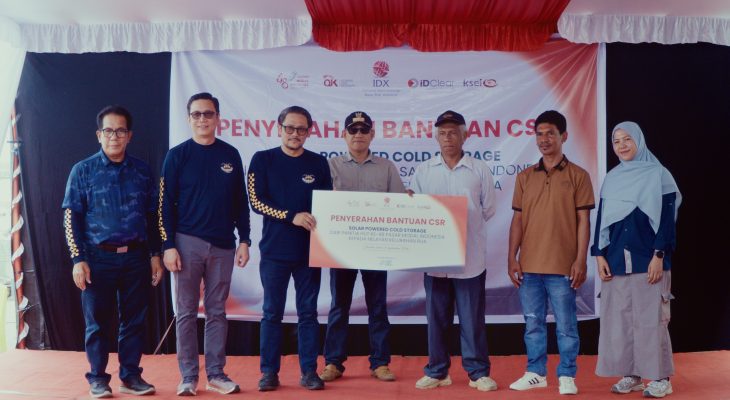Rayakan HUT ke-48, Pasar Modal Indonesia Hadirkan Fasilitas Penyimpanan Ikan untuk Nelayan Ternate