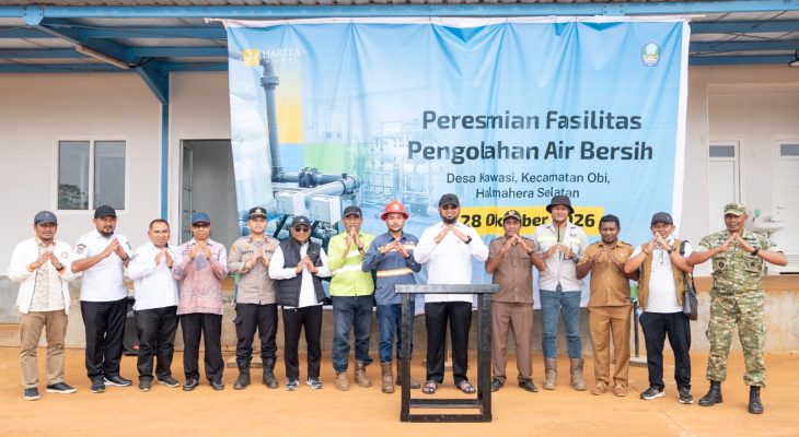 Bupati Halsel Resmikan Fasilitas Air Bersih dan Permukiman Baru Desa Kawasi, Dorong Peningkatan Kualitas Hidup Warga