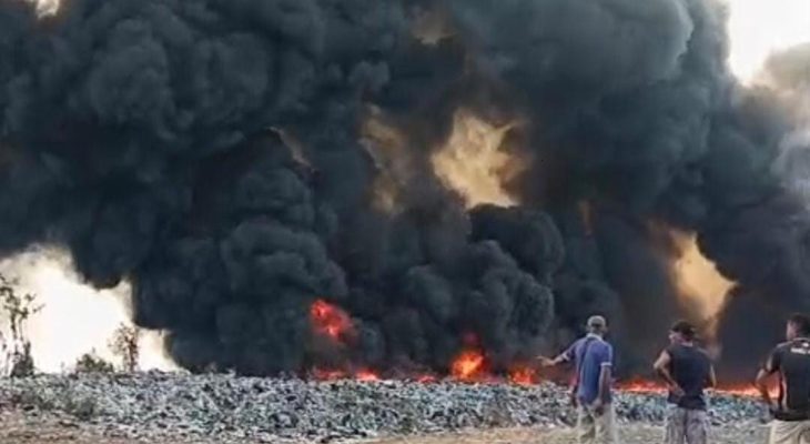 Kebakaran Hebat di TPA Buku Deru Deru Takome, Ternate