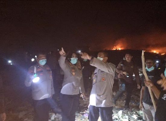 Kebakaran di TPA Buku Deru-Deru Takome, Kapolres Ternate: Sekitar 3 Hektare Lahan Terbakar
