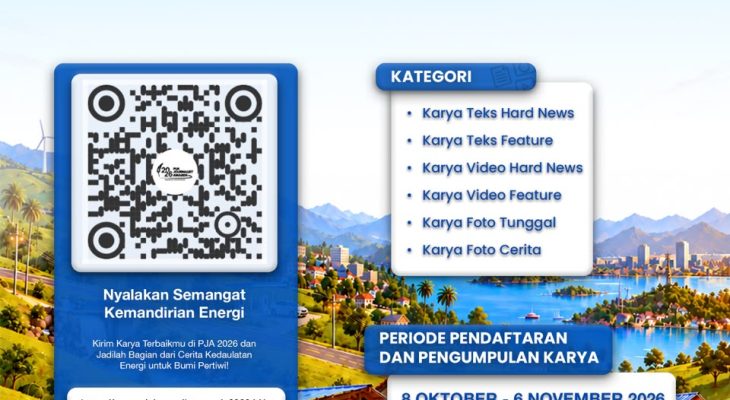PLN Journalist Awards 2026 Kembali Digelar, Usung Tema “Energi Mandiri, Indonesia Berdaya”