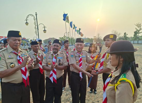 Sambut HUT ke-27, Ratusan Pramuka Malut Gelar Kemah Bakti di Sofifi