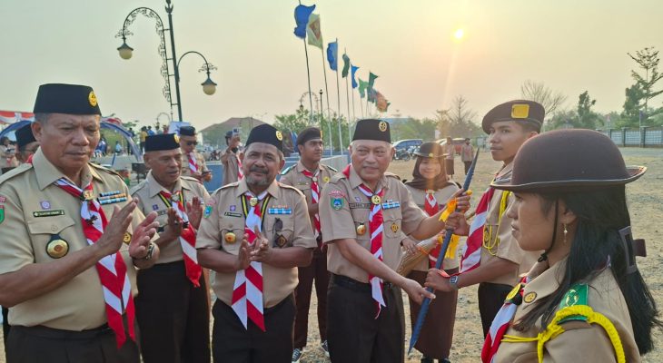 Sambut HUT ke-27, Ratusan Pramuka Malut Gelar Kemah Bakti di Sofifi