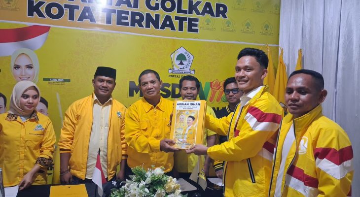 Ardian Kunci 10 Rekomendasi, Optimistis Rebut Kursi Ketua Golkar Ternate